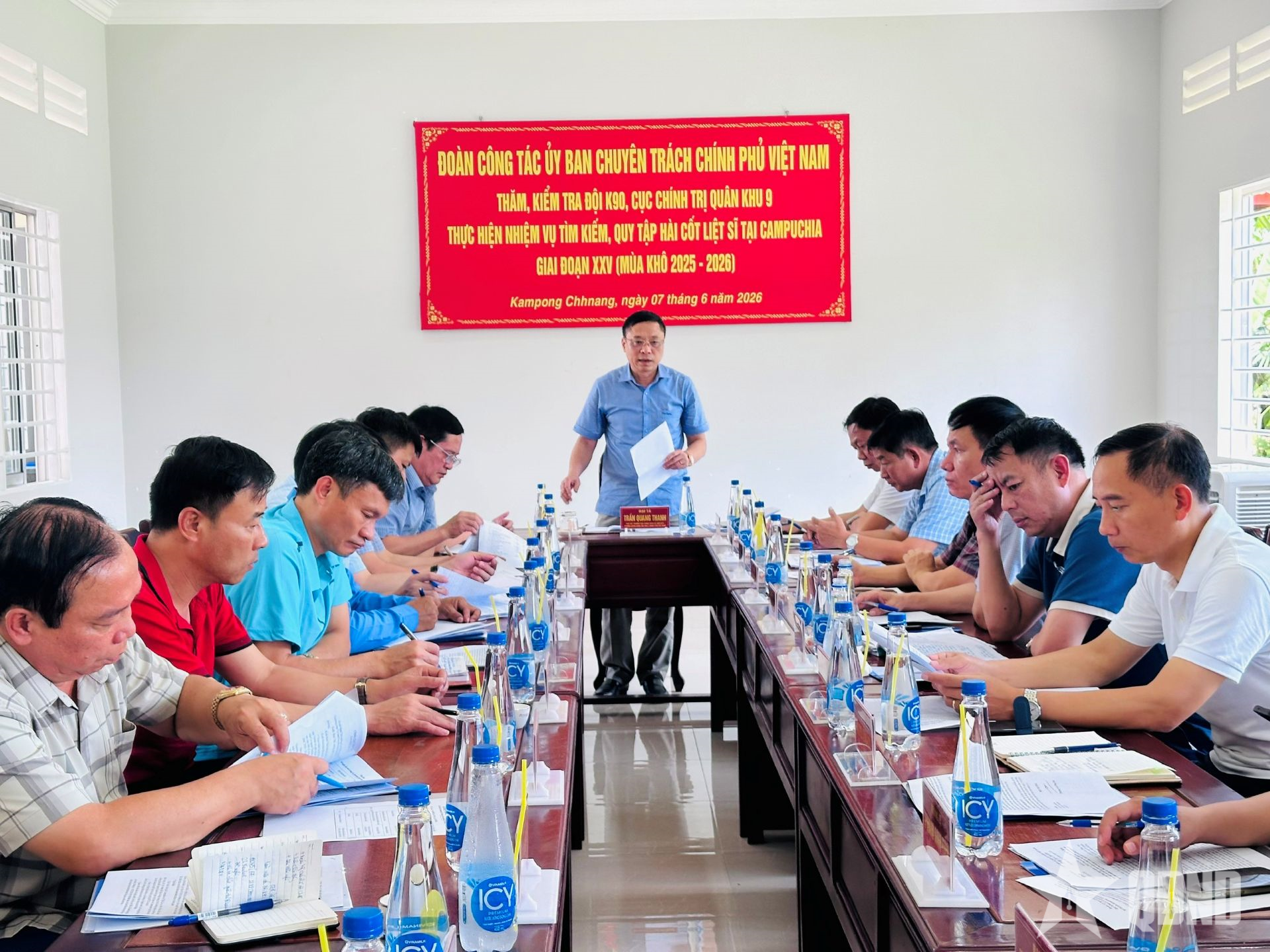 Phối hợp giải mã thông tin về mộ liệt sĩ quân tình nguyện và chuyên gia Việt Nam tại Campuchia